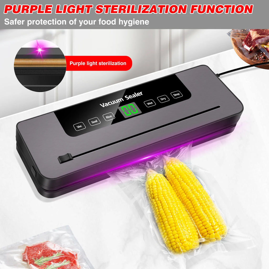 PactFresh vacuum sealer complete kit with bags and USB cable