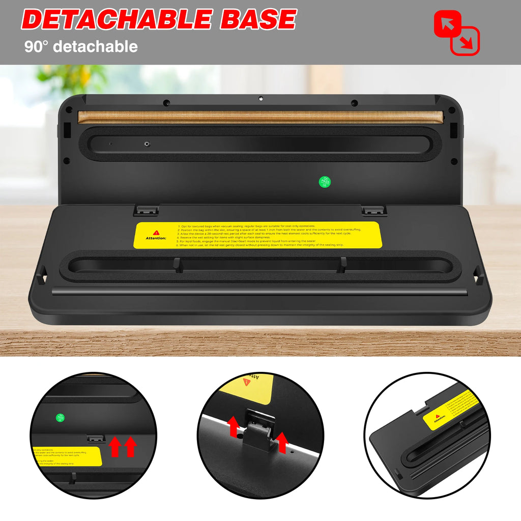 PactFresh vacuum sealer one-button operation demonstration