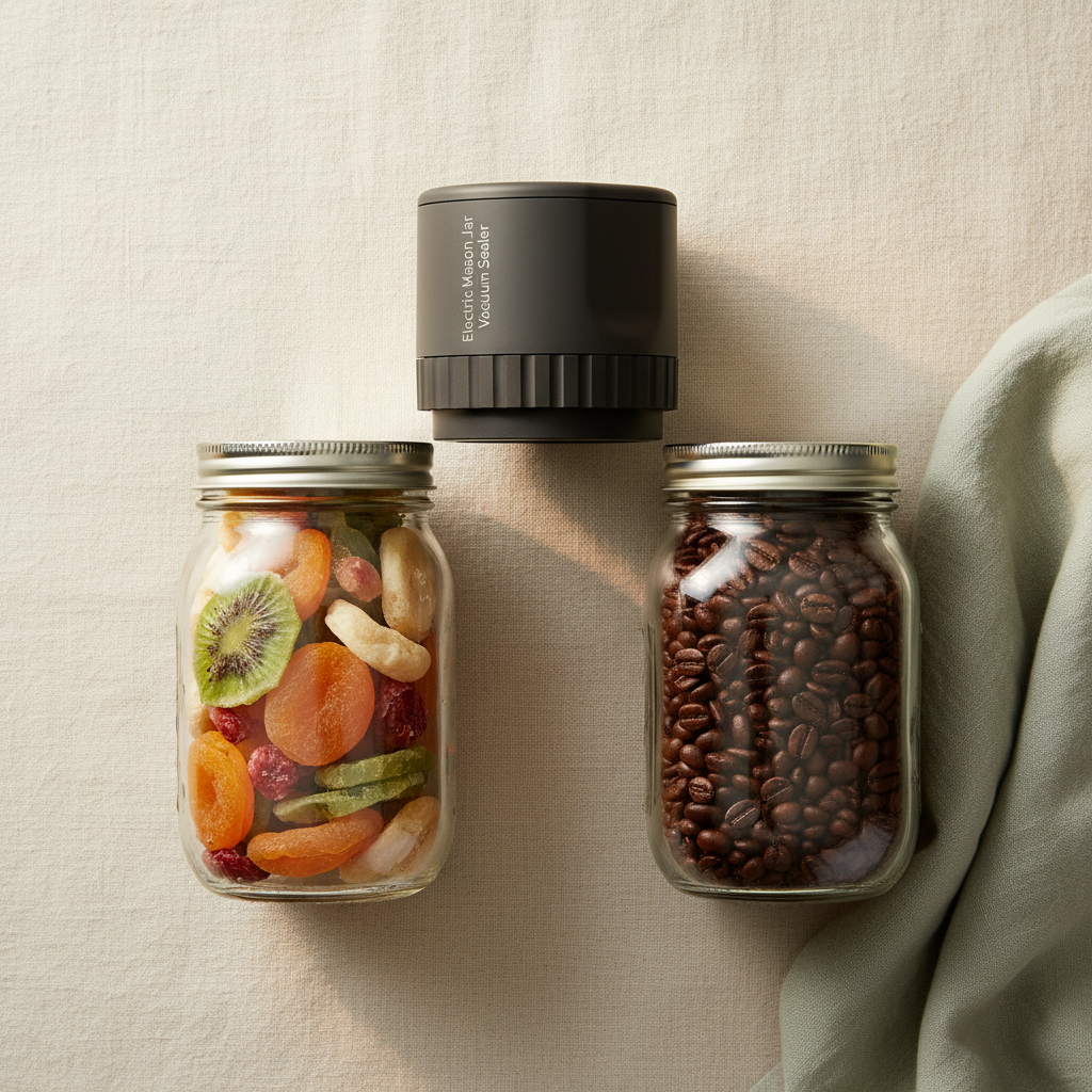 PactFresh jar sealer attachment close-up showing silicone seal